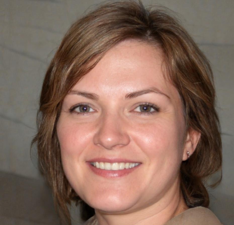 Retrato de cliente satisfecha